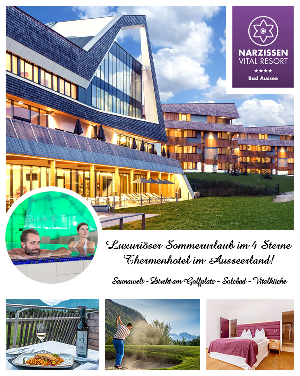Narzissen Vital Resort - Golfurlaub Thermenhotel Ausseerland Steiermark