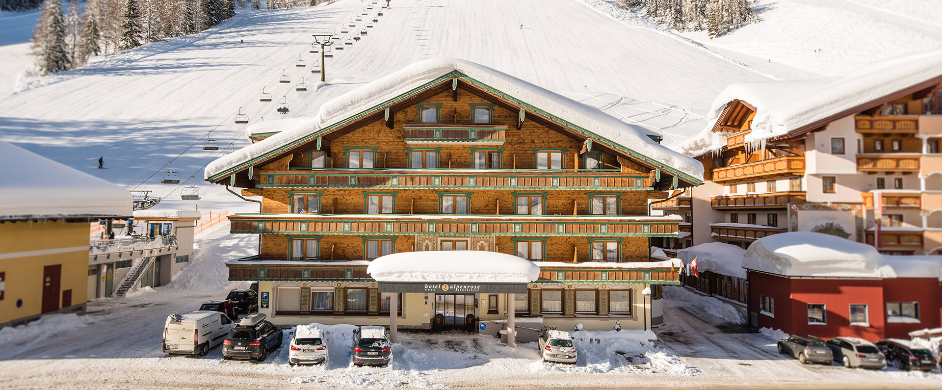 Hotel Alpenrose Skiurlaub Wellnesshotel Piste Altenmarkt Zauchensee